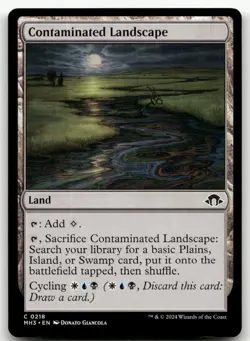 Contaminated Landscape #218 (NM) Modern Horizons 3 MH3 Magic MTG - Image 1
