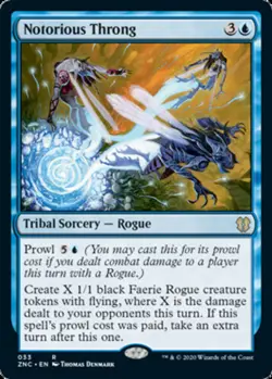 [1x] Notorious Throng Near Mint, English Zendikar Rising Commander MTG Magic - Image 1