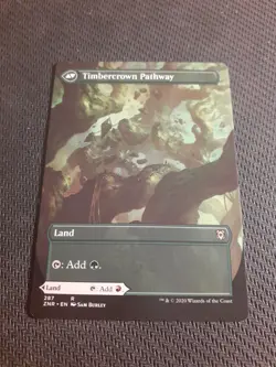 MtG: Cragcrown Pathway Timbercrown Pathway - Zendikar Rising - Alt - NF - NM - Image 2