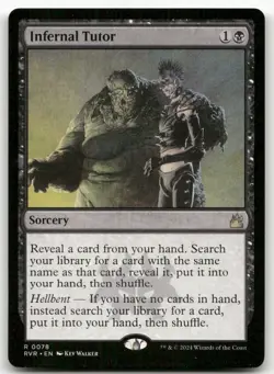 Infernal Tutor #78 (NM) Ravnica Remastered RVR Magic MTG - Image 1