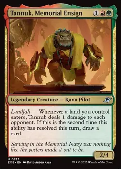 Tannuk, Memorial Ensign - Edge of Eternities - MTG - Image 1