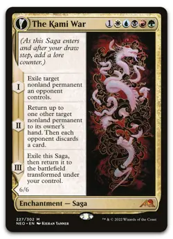 The Kami War #227 (NM) Kamigawa Neon Dynasty NEO Magic MTG - Image 1