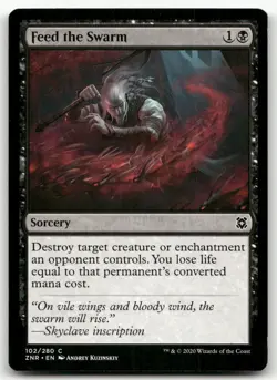 Feed the Swarm #102 (NM) Zendikar Rising ZNR Magic MTG - Image 1