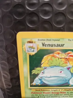 Pokemon Venusaur Holo Card Base Set 15/102 - HP Condition - Image 3