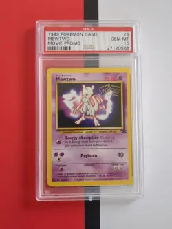 1999 Pokemon Mewtwo Movie Promo – PSA 10 Gem Mint – WotC - Image 1