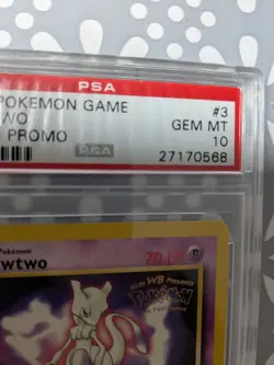 1999 Pokemon Mewtwo Movie Promo – PSA 10 Gem Mint – WotC - Image 3