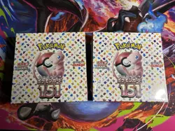 Pokemon 151 Japanese Booster Box Scarlet Violet TCG SEALED WITH SHRINK - Image 1