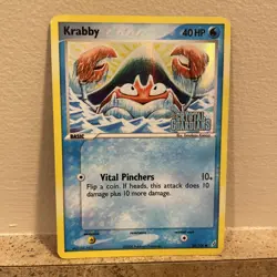 Krabby - EX Crystal Guardians Reverse Holo Stamped #54/100 - Pokemon 2006 - Image 1