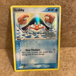 Krabby - EX Crystal Guardians Reverse Holo Stamped #54/100 - Pokemon 2006 - Image 2