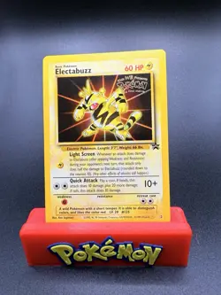Electabuzz Pokemon WB Gold Stamp #2 1999 First Movie Black Star Promo NM - Image 1