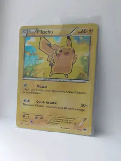 Pikachu 5/12 McDonalds Promo Holo Heavy Play Pokemon Trading Card Game - Image 1