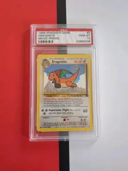 PSA 10 DRAGONITE 5 BLACK STAR PROMO 1999 POKEMON GAME MOVIE PROMO WOTC - Image 1