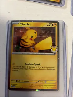 Pikachu 051/162 Pokemon Day 2026 - Anniversary Stamped NM - Image 2