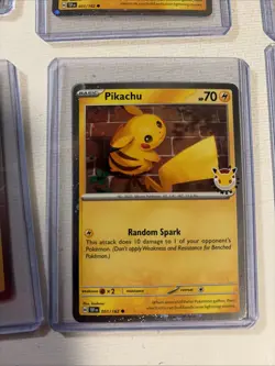 Pikachu 051/162 Pokemon Day 2026 - Anniversary Stamped NM - Image 3