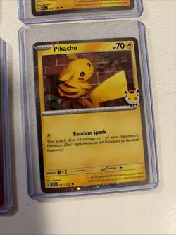 Pikachu 051/162 Pokemon Day 2026 - Anniversary Stamped NM - Image 4