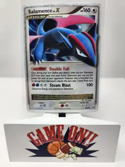 Pokemon Salamence LV. X 98/99 Arceus Ultra Rare Holo HP / DMG sc - Image 1