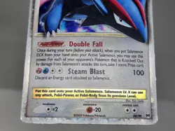 Pokemon Salamence LV. X 98/99 Arceus Ultra Rare Holo HP / DMG sc - Image 2