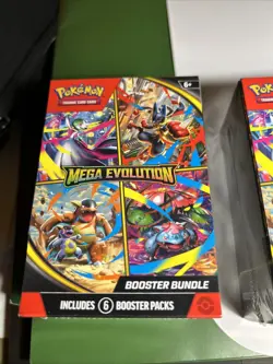 Pokemon TCG Mega Evolution 6 Pack Booster Bundle - Factory Sealed - Image 1