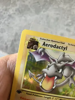 Pokemon TCG Aerodactyl Fossil 1st Edition Holo Rare WOTC LP Condition - Image 5