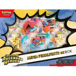 Pokemon TCG Mega Evolution Ascended Heroes Mega Feraligatr EX Box - PRE-SALE - Image 1