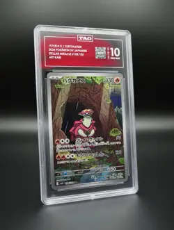 Pokemon Turtonator 105/102 Sv7 Stellar Miracle Art Rare Holo 2024 TAG Mint 10 - Image 1