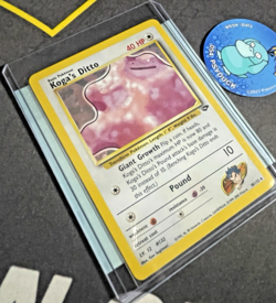 Koga's Ditto 10/132 HOLO Gym Heroes Challenge Pokemon TCG WOTC NM (SEE PICS) - Image 4