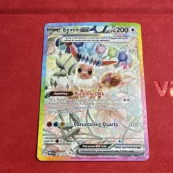 Pokemon Eevee ex Sv: Prismatic Evolutions Full Art SIR Holo 167/131 - Image 1
