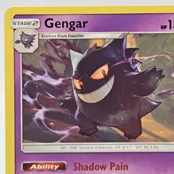 👻 Pokemon TCG- Gengar 70/214 - Vintage Non-Holo Rare - Unbroken Bonds MINT - Image 3