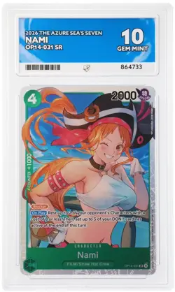One Piece Nami OP14-031 SR The Azure Sea’s Seven - ACE 10 - Image 3