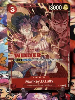 MONKEY D LUFFY - One Piece P-006 - WINNER PROMO - Winner Pack Vol. 1 - Image 1