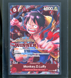 MONKEY D. LUFFY TREASURE CRUISE WINNER PACK VOL.5 FOIL PROMO 2023 NEAR MINT READ - Image 1