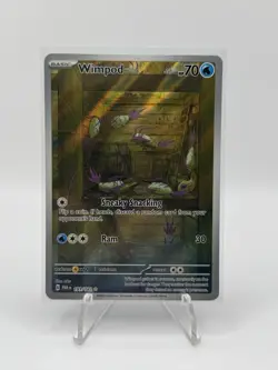 Pokemon Wimpod 191/182 IR SV04 Paradox Rift ILLUSTRATION RARE HOLO FULL ART - Image 1