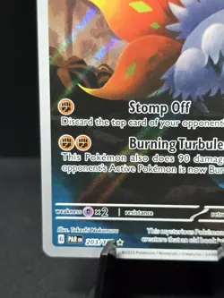 Pokemon Slither Wing 203/182 Illustration Rare Full Art Paradox Rift Near Mint - Image 5