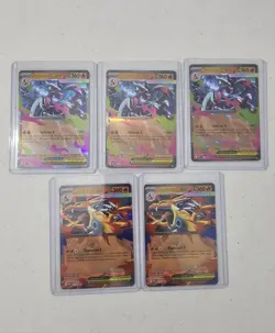 Pokemon TCG Charizard 5 Card Lot EX X - Image 1