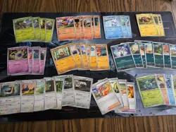 Sv: White Flare 45-Card Bulk + 5 Holos English No Duplicates Pokemon - Image 1