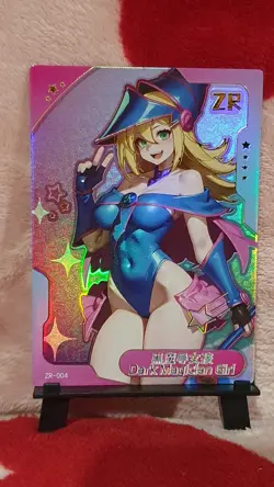 GODDESS STORY SENPAI HAVEN 5 ZR-004 DARK MAGICIAN GIRL YUGIOH ANIME WAIFU CARD - Image 1