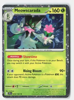 Meowscarada (Cosmos Foil) Promo Miscellaneous Cards & Products 018/159 NM kodama - Image 1