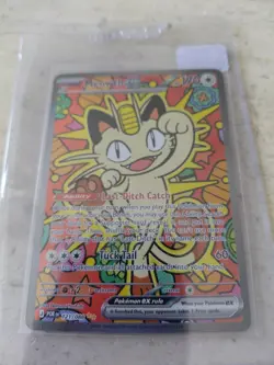 POKEMON CARD MEOWTH #170 PERFECT ORDER FULL ART HOLO MINT CONDITION - Image 1