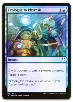 Prologue to Phyresis #65 (Foil) (NM) Phyrexia All Will Be One ONE Magic MTG - Image 1