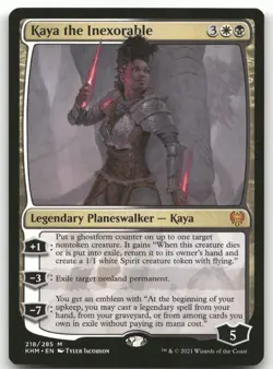 Kaya the Inexorable #218 (NM) Kaldheim KHM Magic MTG - Image 1