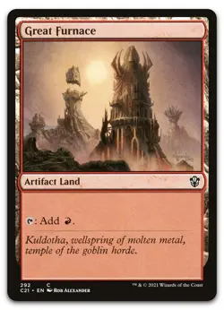 Great Furnace #292 (NM) Commander 2021 C21 Magic MTG - Image 1
