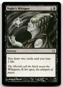 Night's Whisper #55 (NM) Fifth Dawn 5DN Magic MTG - Image 1