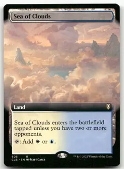 Sea of Clouds (Extended Art) #605 (NM) Baldur's Gate CLB Magic MTG - Image 1