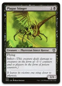 Plague Stinger #96 (NM) Phyrexia All Will Be One ONC Magic MTG - Image 1