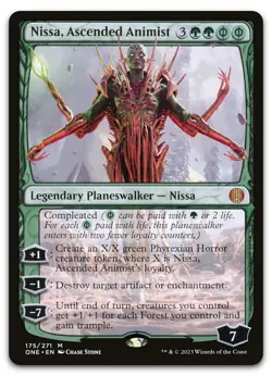 Nissa, Ascended Animist #175 (NM) Phyrexia All Will Be One ONE Magic MTG - Image 1