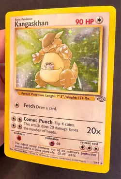 Kangaskhan 5/64 1999 Jungle Set Pokemon Card TCG WOTC Vintage Holo Rare - Lp/Mp - Image 3