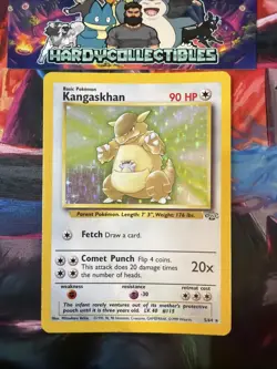 Kangaskhan Holo WOTC Pokemon Card 5/64 Jungle Set Rare Original 1999 Vintage LP- - Image 1