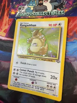 Kangaskhan Holo WOTC Pokemon Card 5/64 Jungle Set Rare Original 1999 Vintage LP- - Image 2