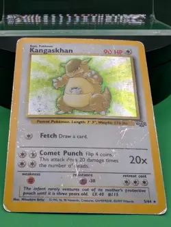 Kangaskhan 5/64 Unlimited Jungle Set Holo Rare 1999 English Pokemon TCG WoTC - Image 2