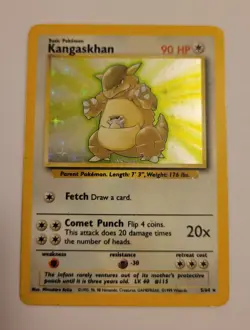 Kangaskhan No Symbol Error - Holo Rare - Jungle Set Pokemon Card - 5/64 - Image 1